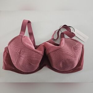 Leslie FlexWire Demi Bra - Crimson 38D